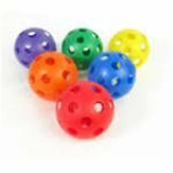 Everrich Industries 9 cm dia. Plasticball Softball with Holes, 6PK EVB-0049-1